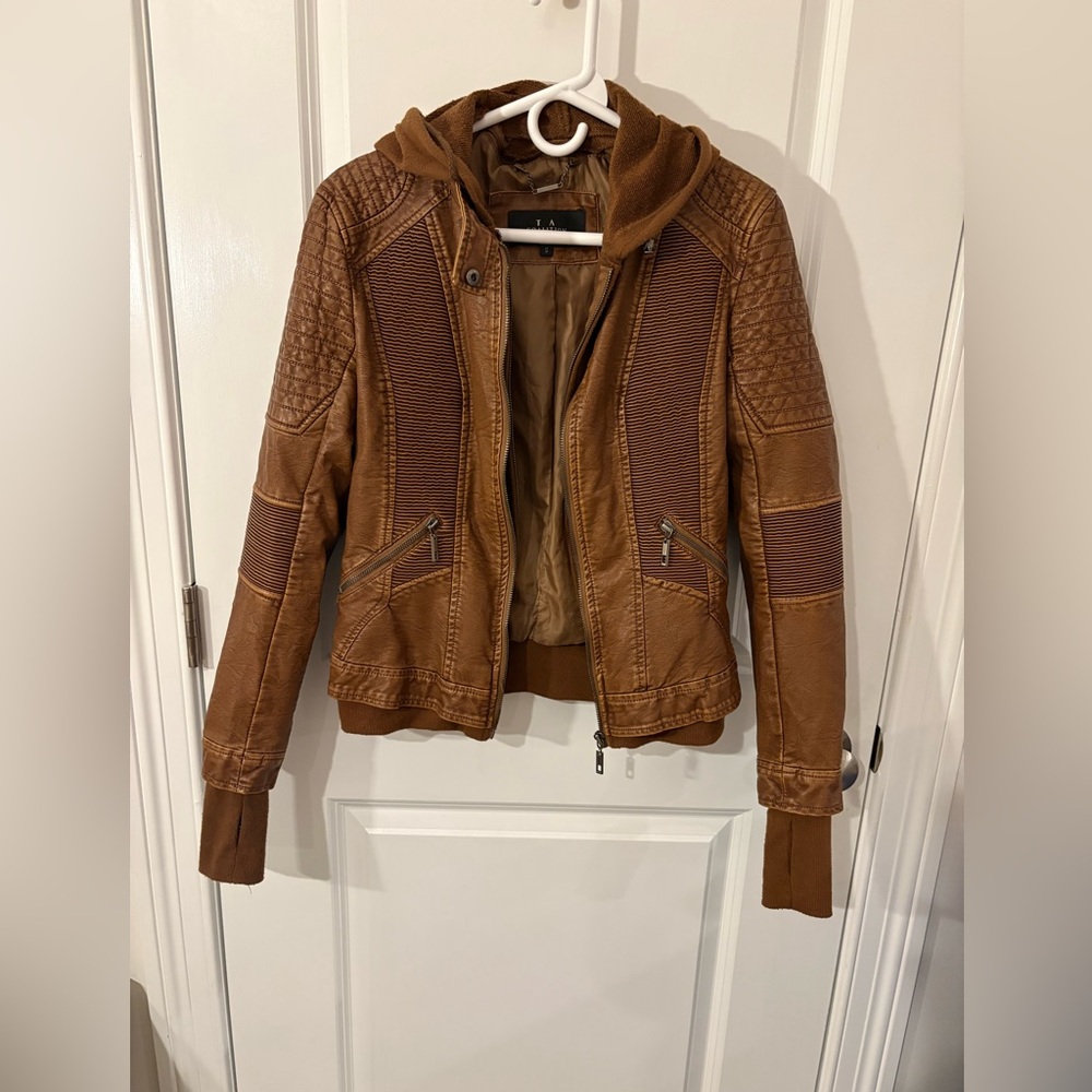 LA Coalition Brown Moto Jacket